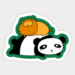 Panda and Little Lion Sticker